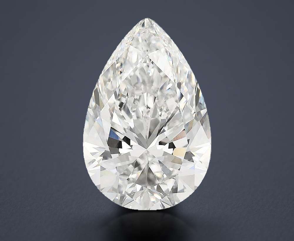 7.24 Carat Pear Lab Diamond