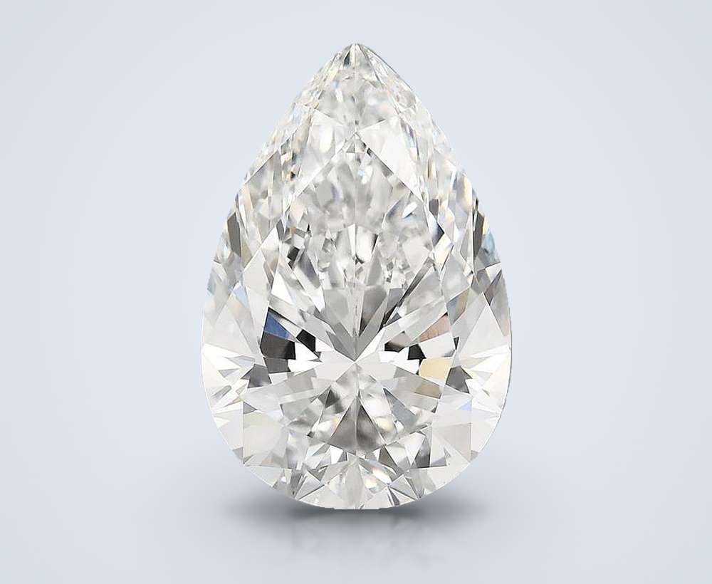 7.24 Carat Pear Lab Diamond