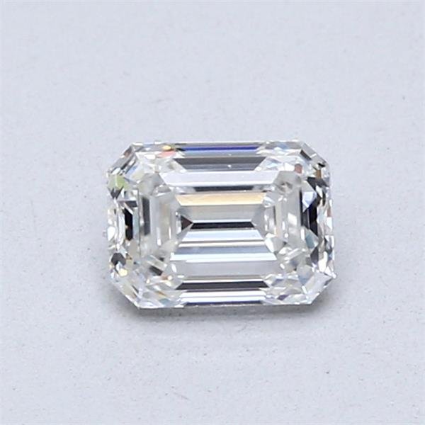 0.60ct F VS1 Rare Carat Ideal Cut Emerald Diamond