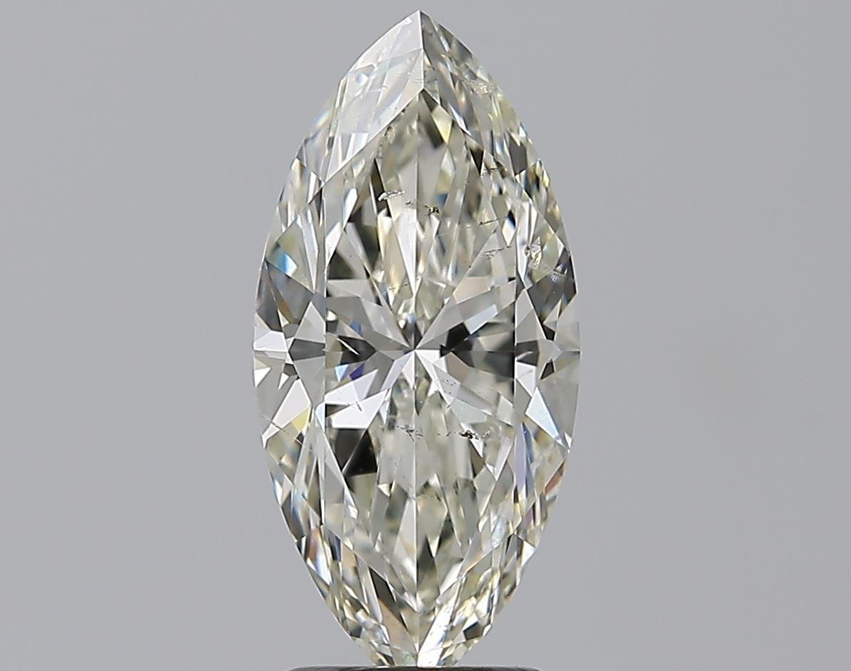 2.60ct K SI2 Rare Carat Ideal Cut Marquise Diamond