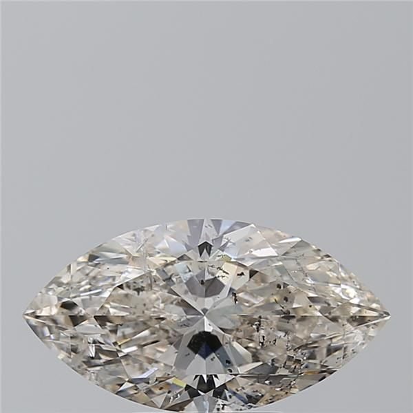 3.01ct I SI2 Rare Carat Ideal Cut Marquise Diamond