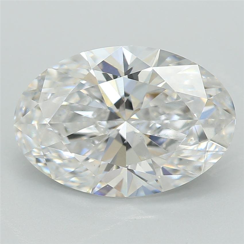 2.09ct E VS2 Rare Carat Ideal Cut Oval Lab Grown Diamond