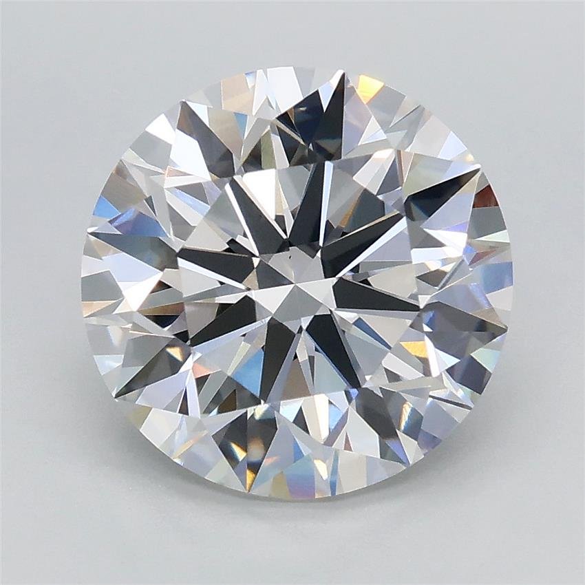 3.02ct E VS1 Rare Carat Ideal Cut Round Lab Grown Diamond