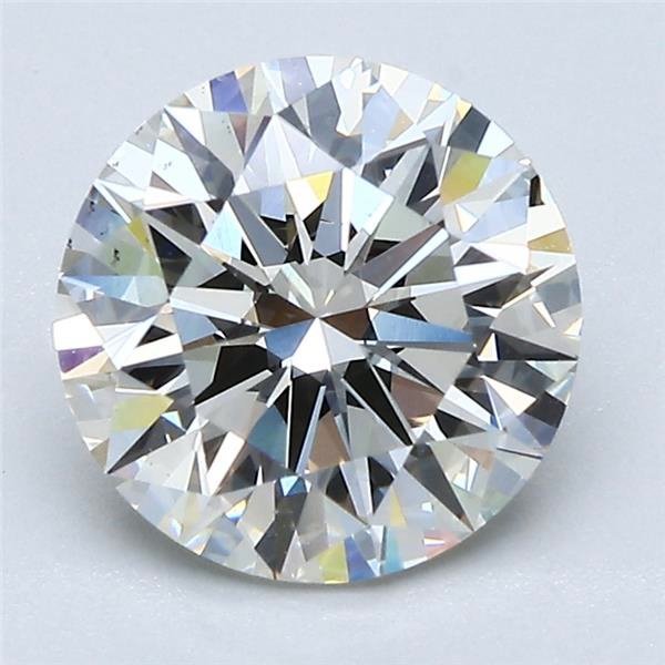 2.31ct K VS2 Rare Carat Ideal Cut Round Diamond