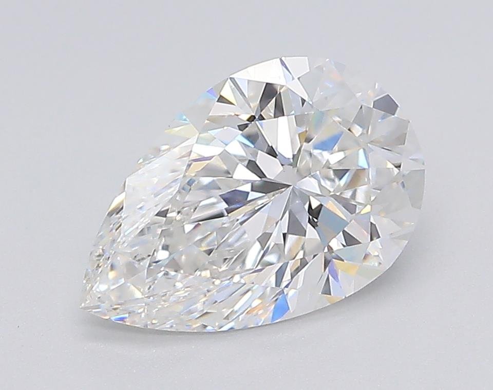 1.50ct E VS1 Rare Carat Ideal Cut Pear Lab Grown Diamond