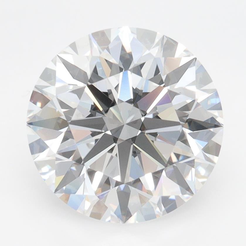 3.05ct D IF Rare Carat Ideal Cut Round Lab Grown Diamond