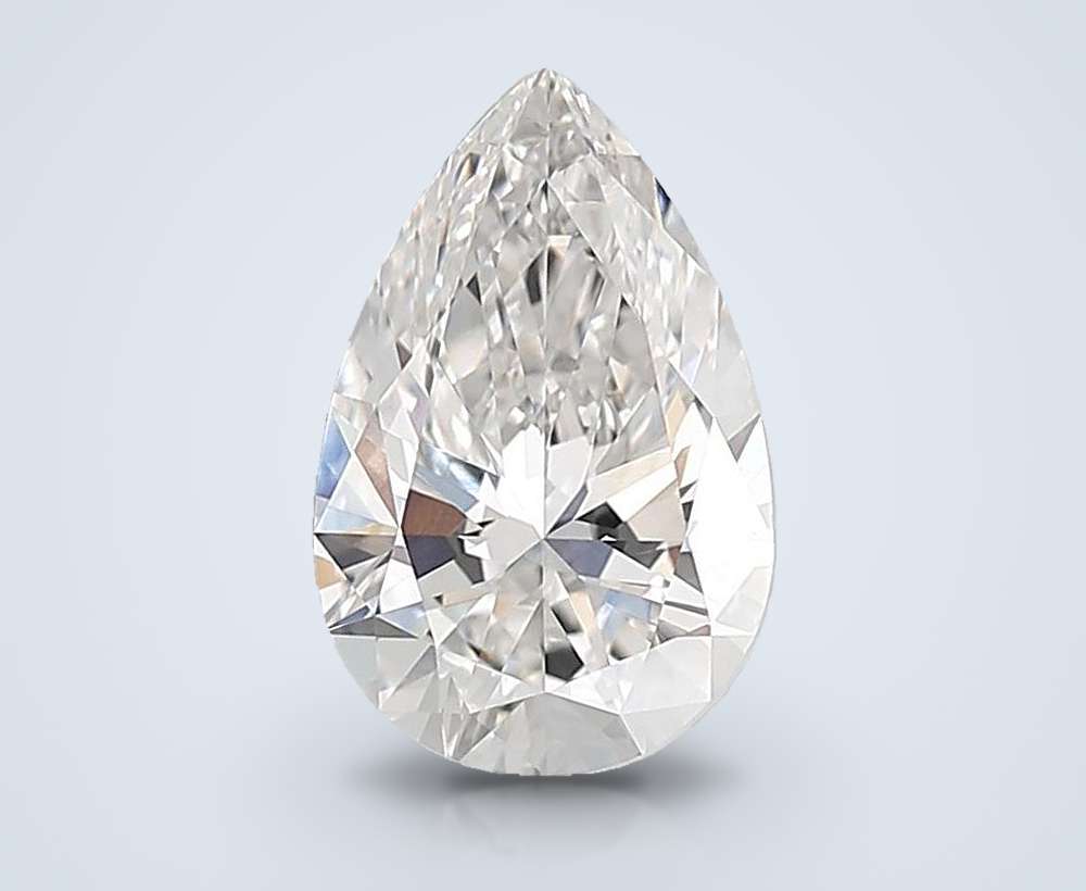 5.41 Carat Pear Lab Diamond