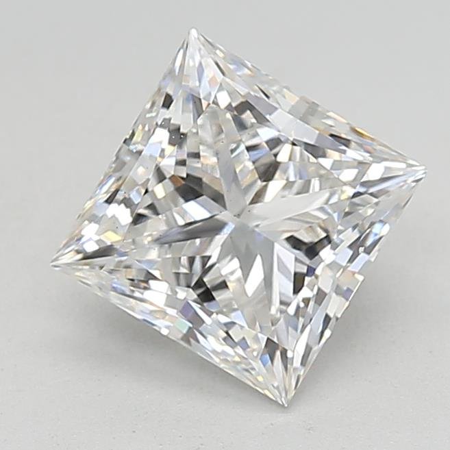 2.01ct E VS2 Rare Carat Ideal Cut Princess Lab Grown Diamond