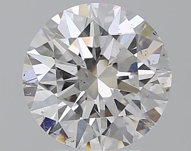 3.01ct F SI1 Rare Carat Ideal Cut Round Diamond