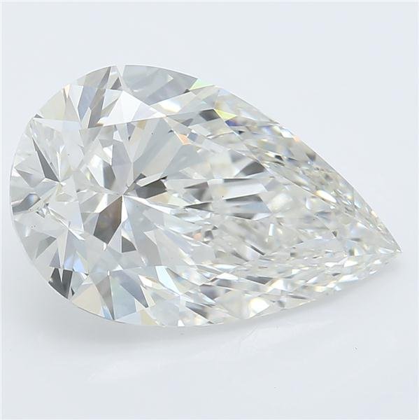 2.75ct H VS1 Rare Carat Ideal Cut Pear Lab Grown Diamond