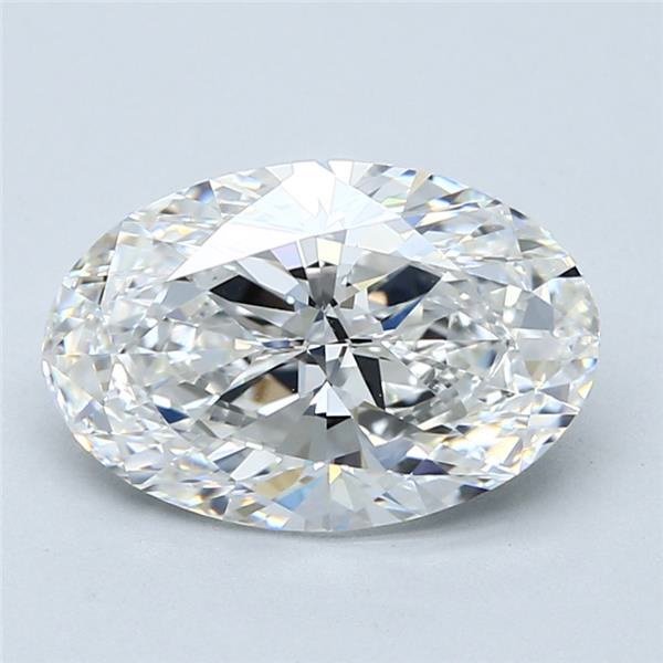 3.15ct F VVS2 Rare Carat Ideal Cut Oval Diamond
