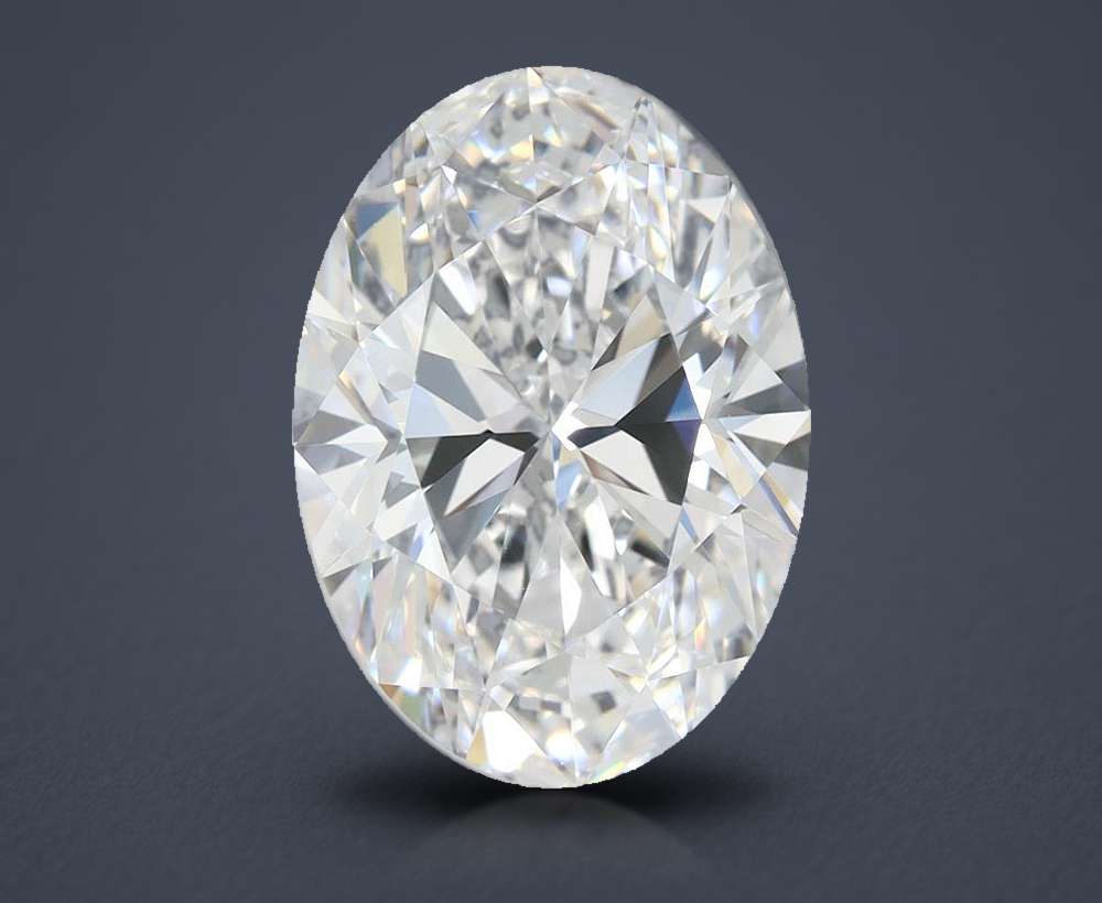 3.93 Carat Oval Lab Diamond