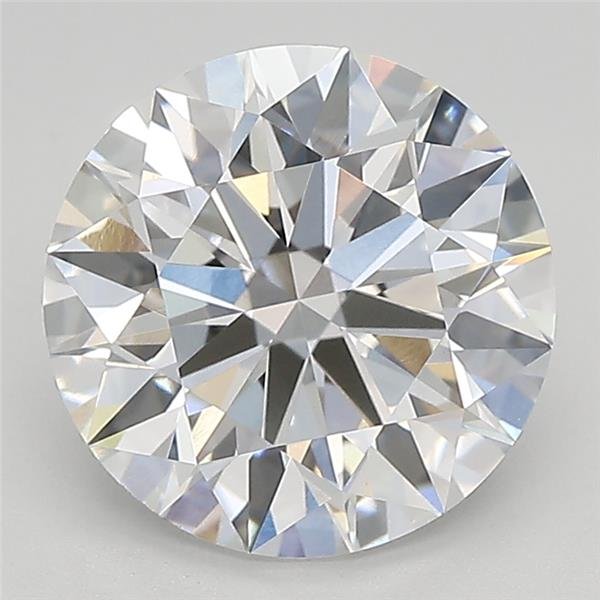 2.89ct D VVS2 Rare Carat Ideal Cut Round Lab Grown Diamond