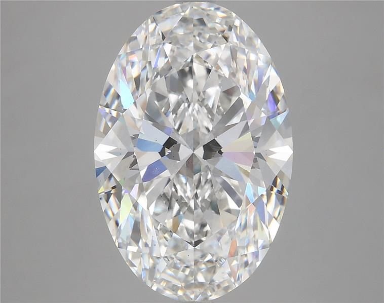 6.45ct G VS2 Rare Carat Ideal Cut Oval Lab Grown Diamond