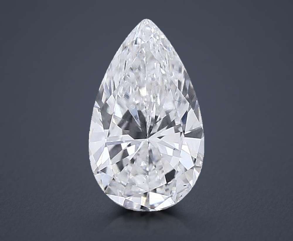 0.64 Carat Pear Lab Diamond