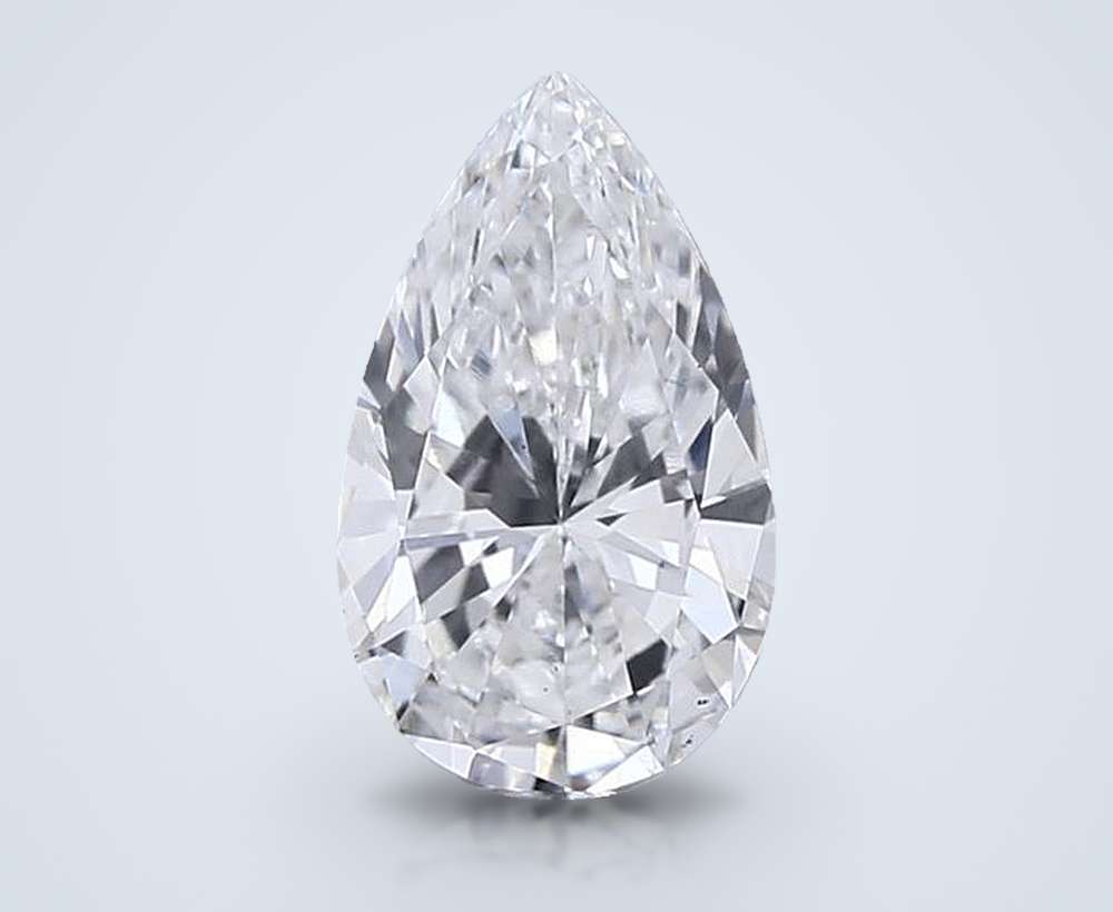 0.64 Carat Pear Lab Diamond