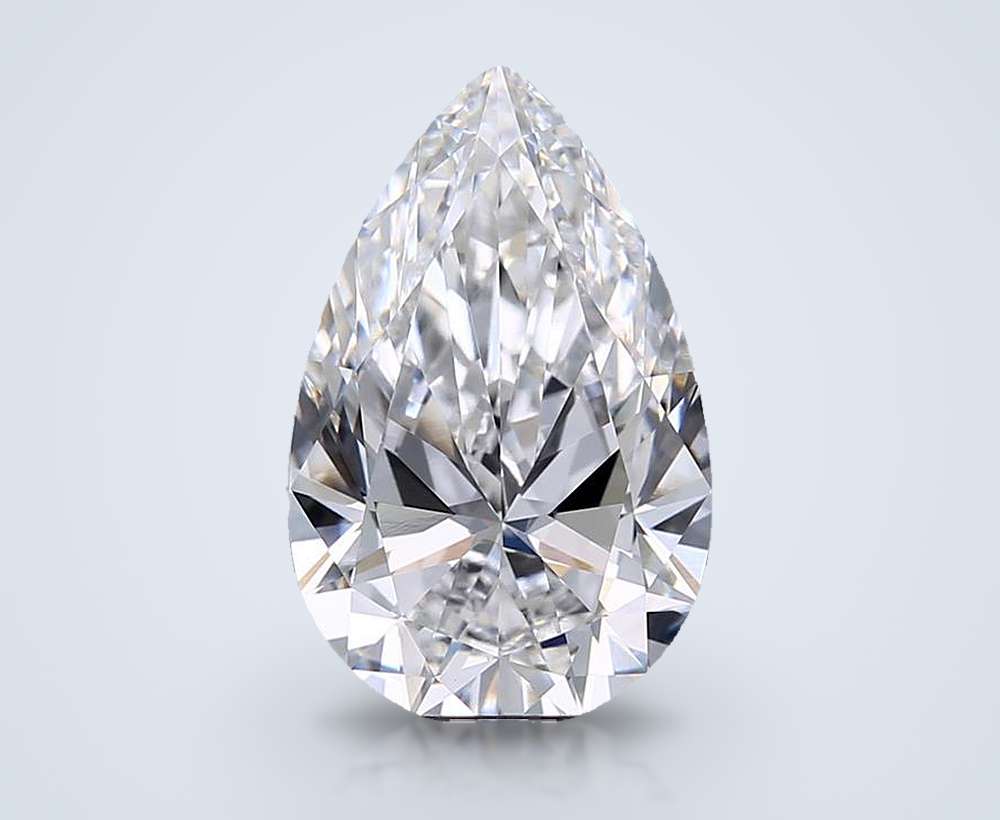 2.77 Carat Pear Lab Diamond