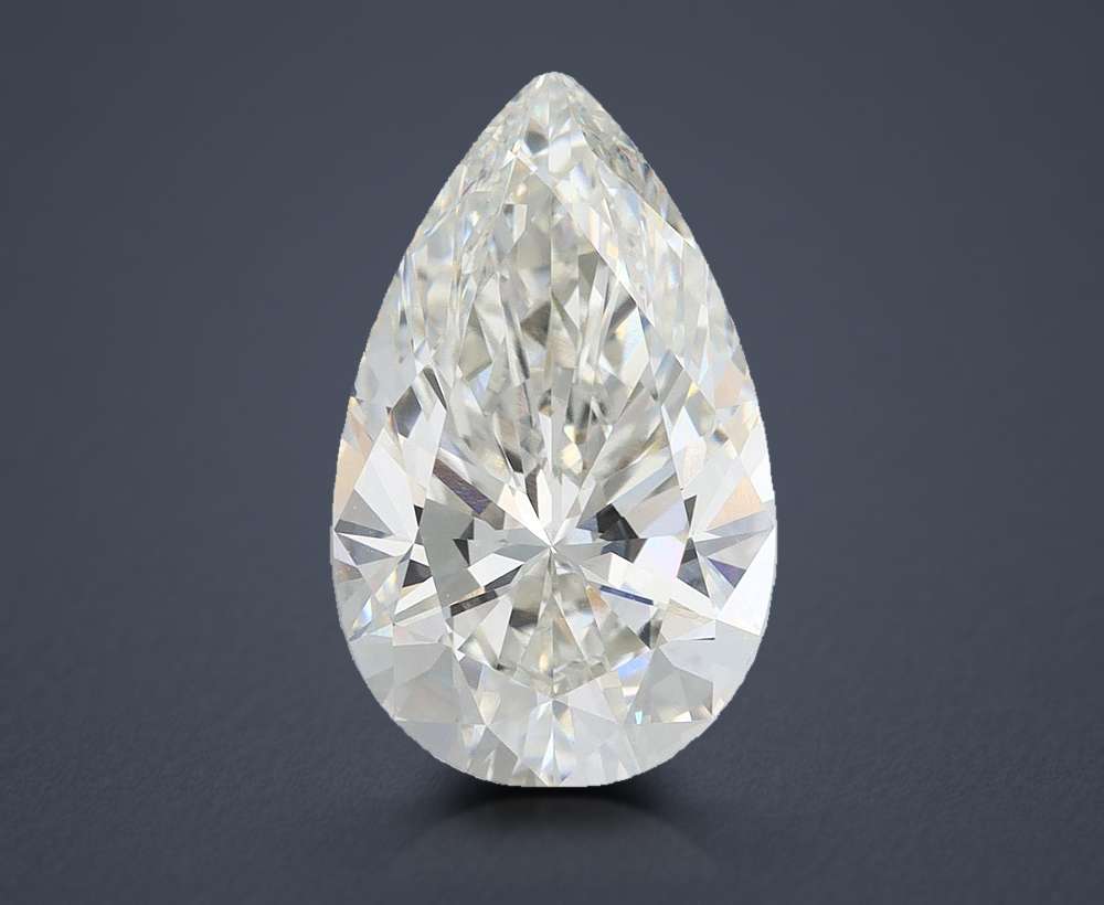 6.07 Carat Pear Lab Diamond