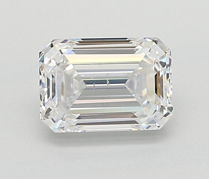 1.00ct D SI1 Rare Carat Ideal Cut Emerald Lab Grown Diamond