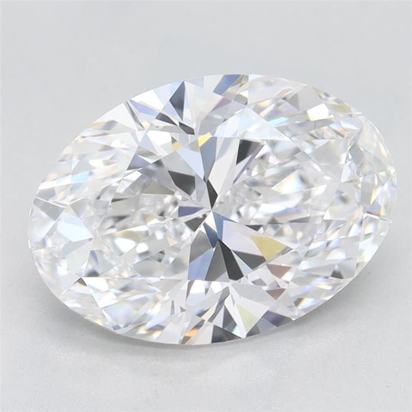 2.65ct D VVS1 Rare Carat Ideal Cut Oval Lab Grown Diamond