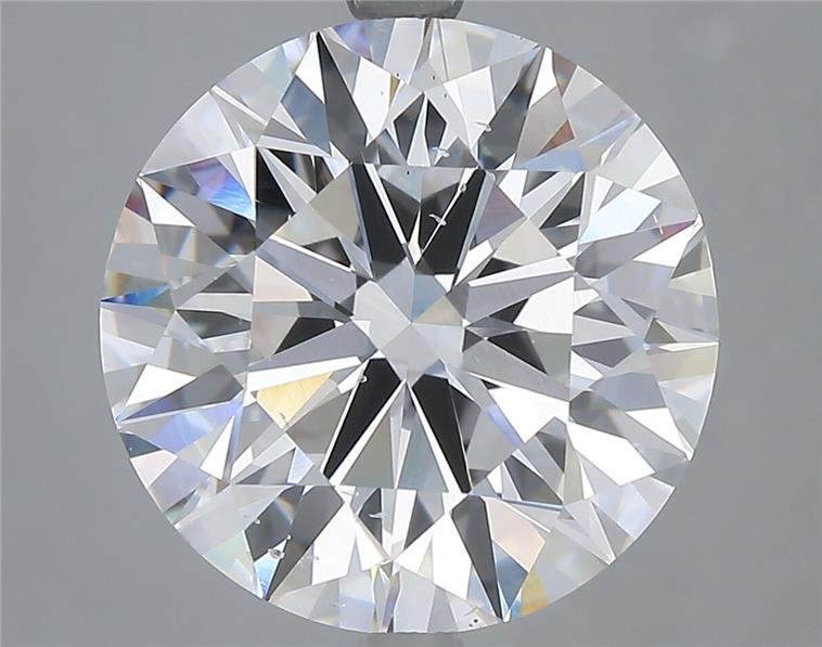 6.50ct F VS2 Excellent Cut Round Lab Grown Diamond