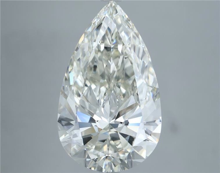 5.02ct I VS2 Rare Carat Ideal Cut Pear Diamond