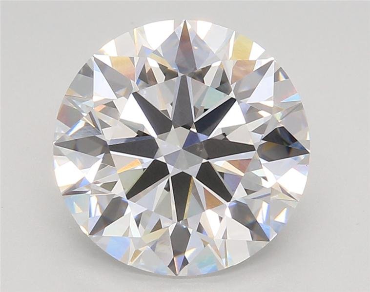 5.01ct E VVS2 Rare Carat Ideal Cut Round Lab Grown Diamond