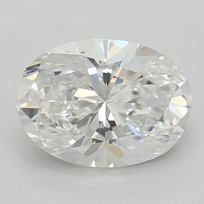 0.69ct D VS1 Very Good Cut Oval Lab Grown Diamond