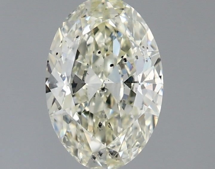 1.01ct K SI2 Rare Carat Ideal Cut Oval Diamond