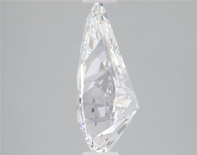 3.08ct F SI2 Rare Carat Ideal Cut Pear Lab Grown Diamond