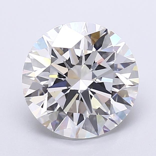 3.29ct D VS1 Rare Carat Ideal Cut Round Lab Grown Diamond