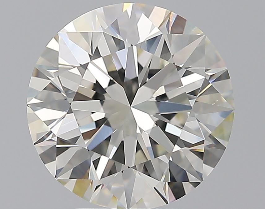 4.00ct J SI1 Rare Carat Ideal Cut Round Diamond