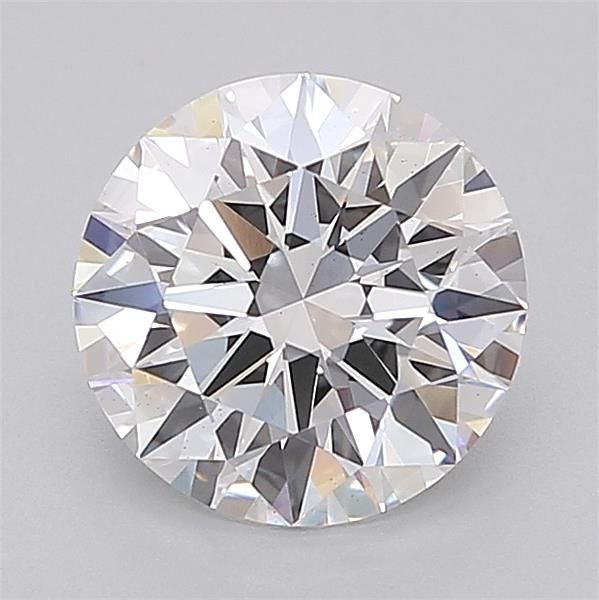 2.01ct F VS2 Rare Carat Ideal Cut Round Lab Grown Diamond
