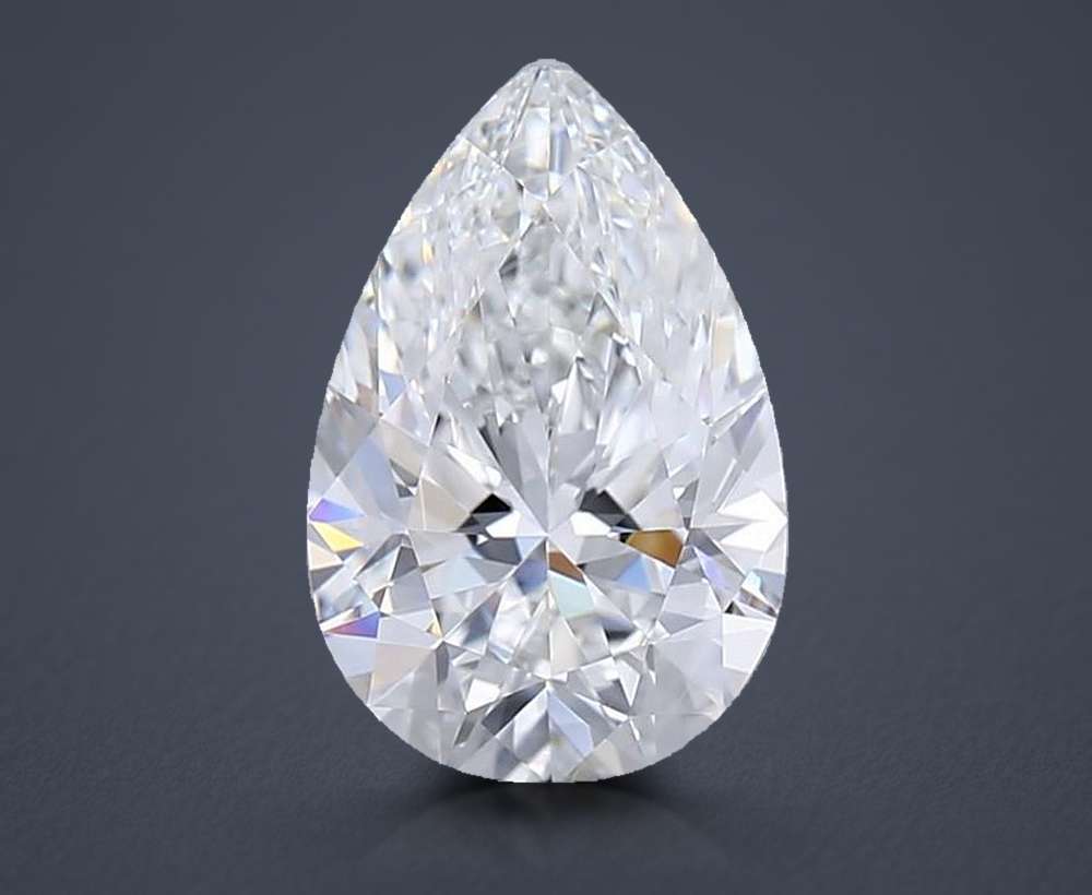 1.62 Carat Pear Lab Diamond