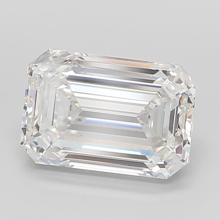 7.05ct E VS1 Rare Carat Ideal Cut Emerald Lab Grown Diamond