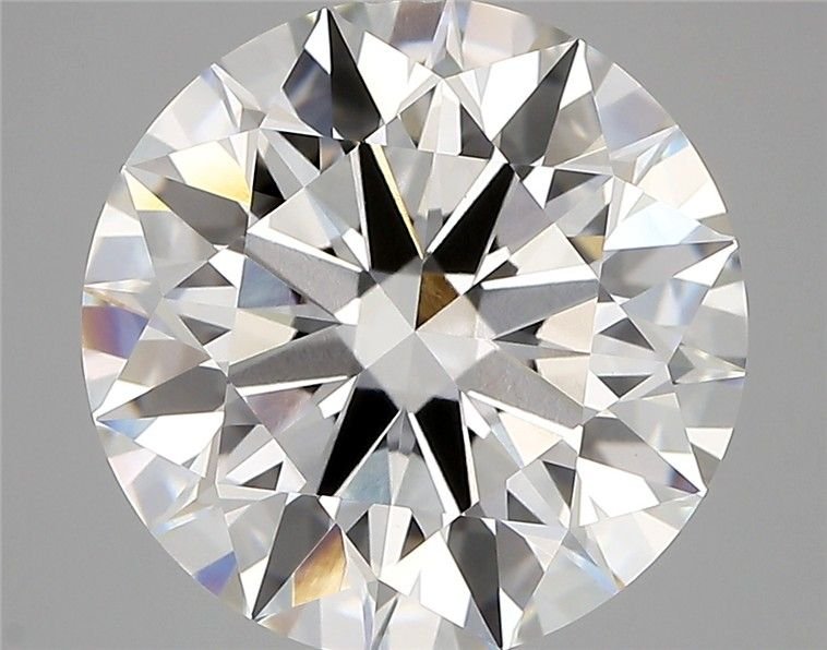 6.41 Carat Round Lab Diamond