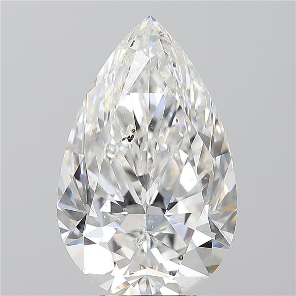 5.04ct F SI2 Excellent Cut Pear Diamond