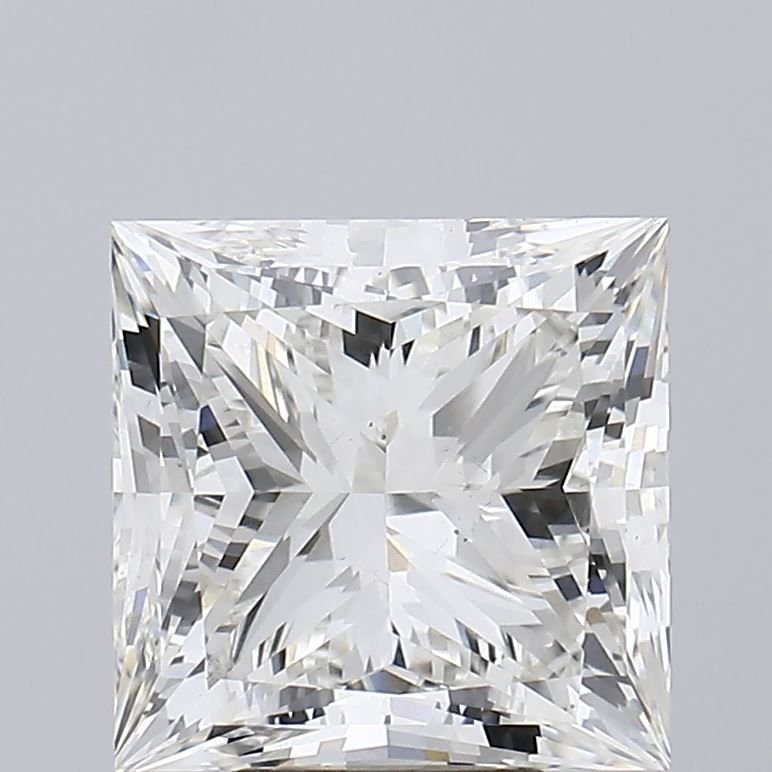 5.51ct H VS2 Rare Carat Ideal Cut Princess Lab Grown Diamond