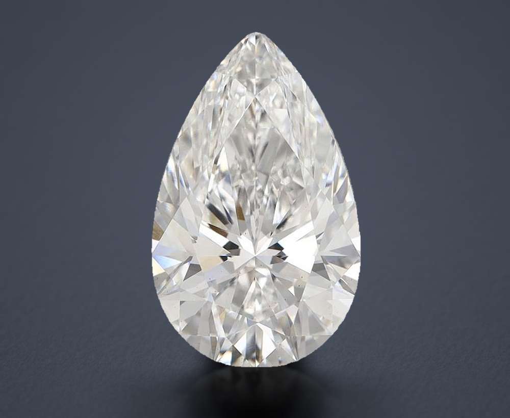 5.54 Carat Pear Lab Diamond