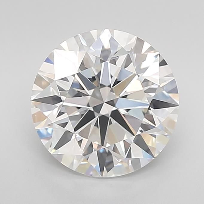 3.22ct E VVS2 Rare Carat Ideal Cut Round Lab Grown Diamond