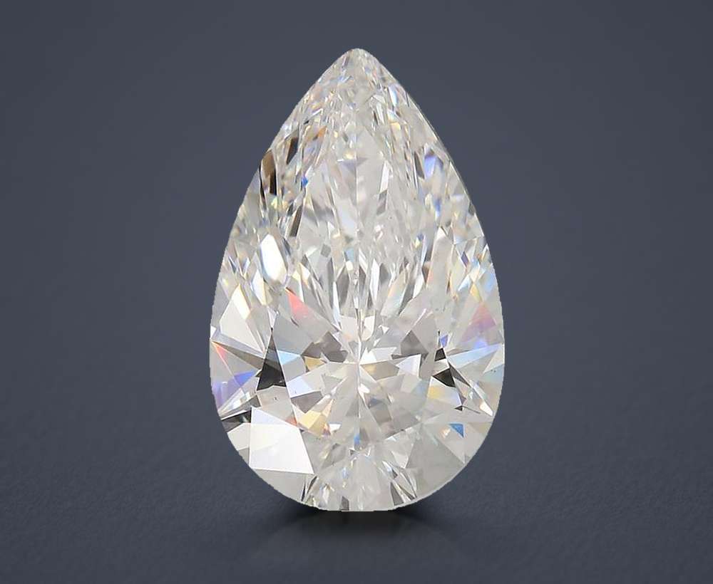 11.07 Carat Pear Lab Diamond