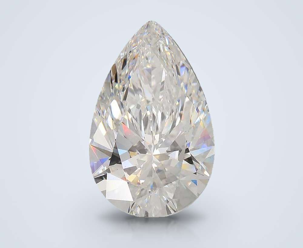 11.07 Carat Pear Lab Diamond