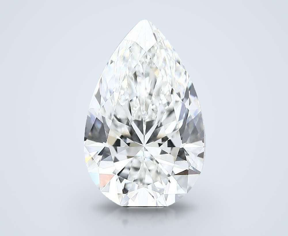6.03 Carat Pear Lab Diamond
