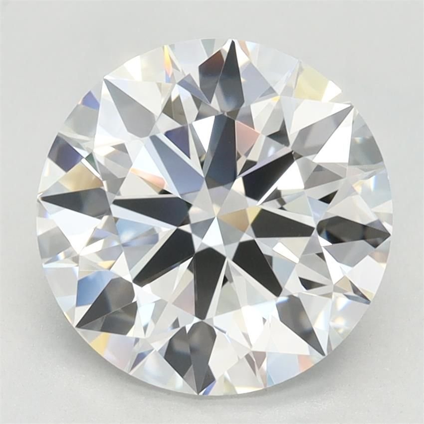 2.67ct D VVS1 Rare Carat Ideal Cut Round Lab Grown Diamond