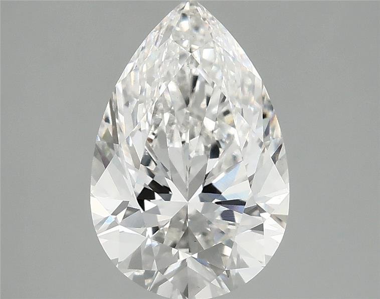 2.58 Carat Pear Lab Diamond