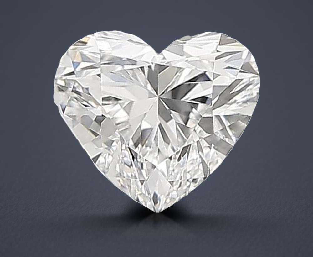 1.00 Carat Heart Lab Diamond