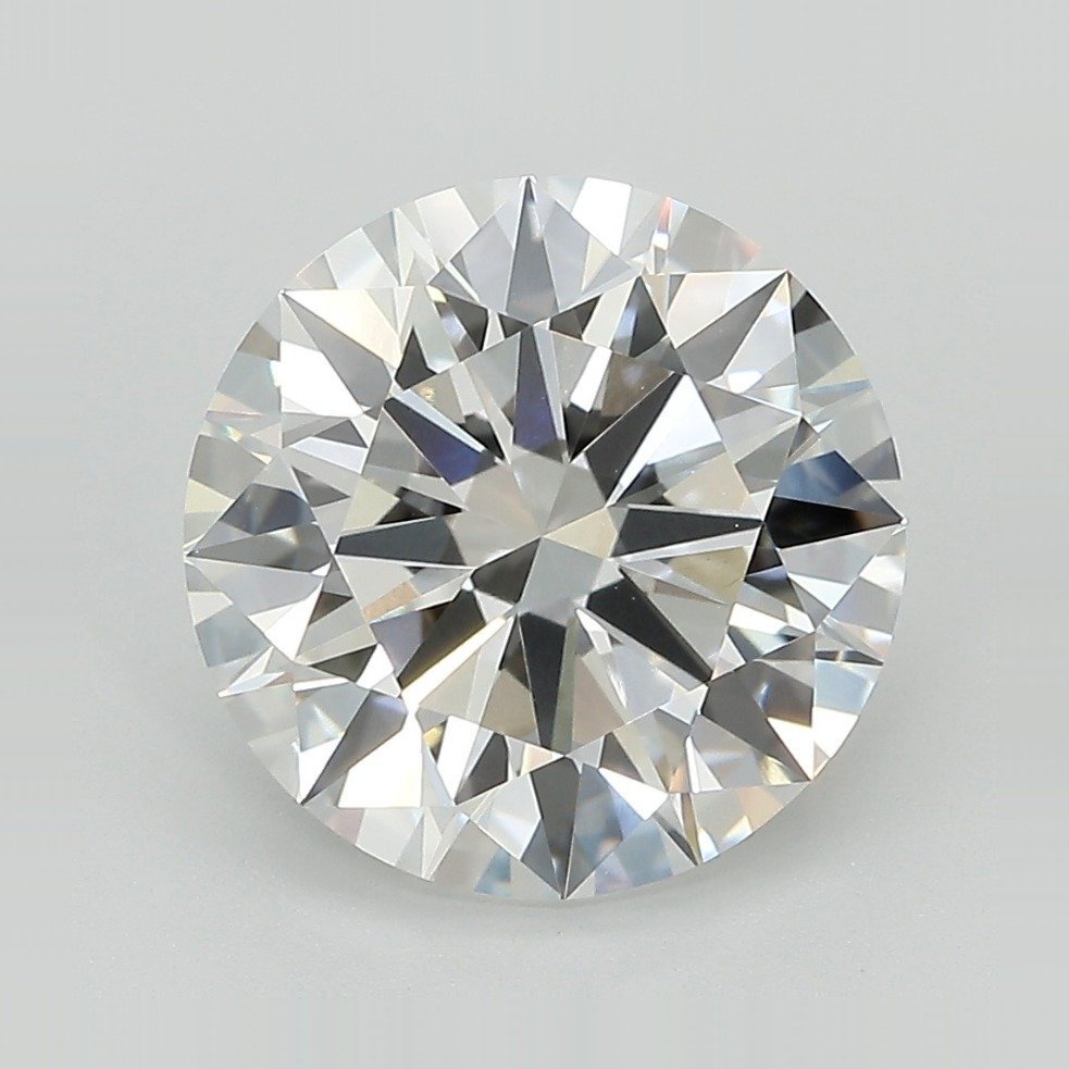 4.88ct E VVS2 Rare Carat Ideal Cut Round Lab Grown Diamond