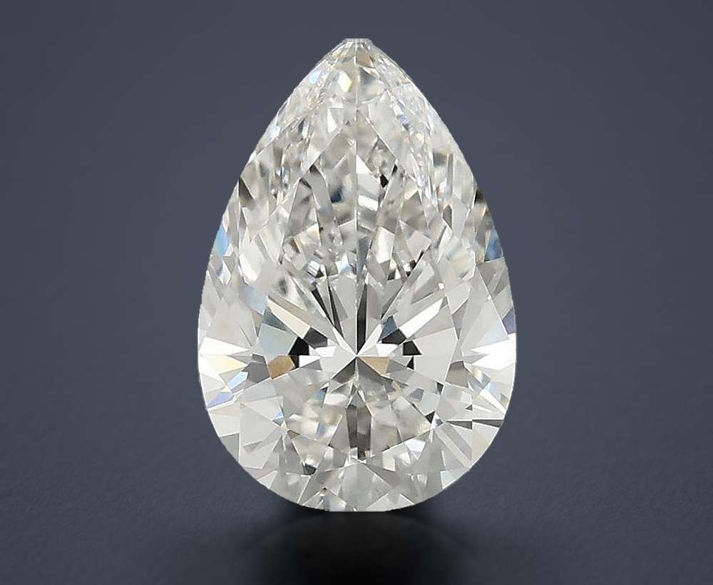 2.00 Carat Pear Lab Diamond