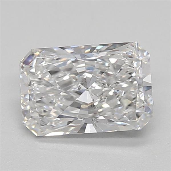 0.85ct D SI1 Rare Carat Ideal Cut Radiant Lab Grown Diamond