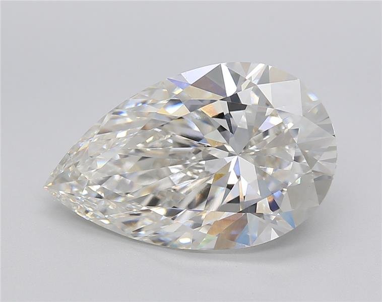 5.04ct G VS1 Rare Carat Ideal Cut Pear Lab Grown Diamond